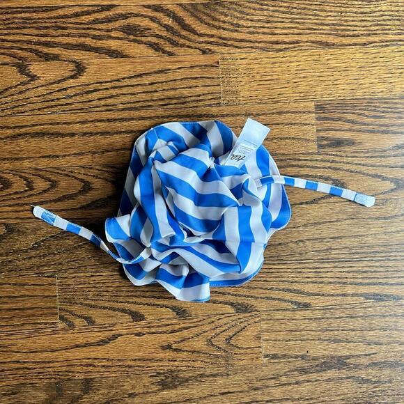 Tea Collection Reversible Toddler Girl Sun Hat Watermelon & Stripes 12-24 months - Picture 2 of 3